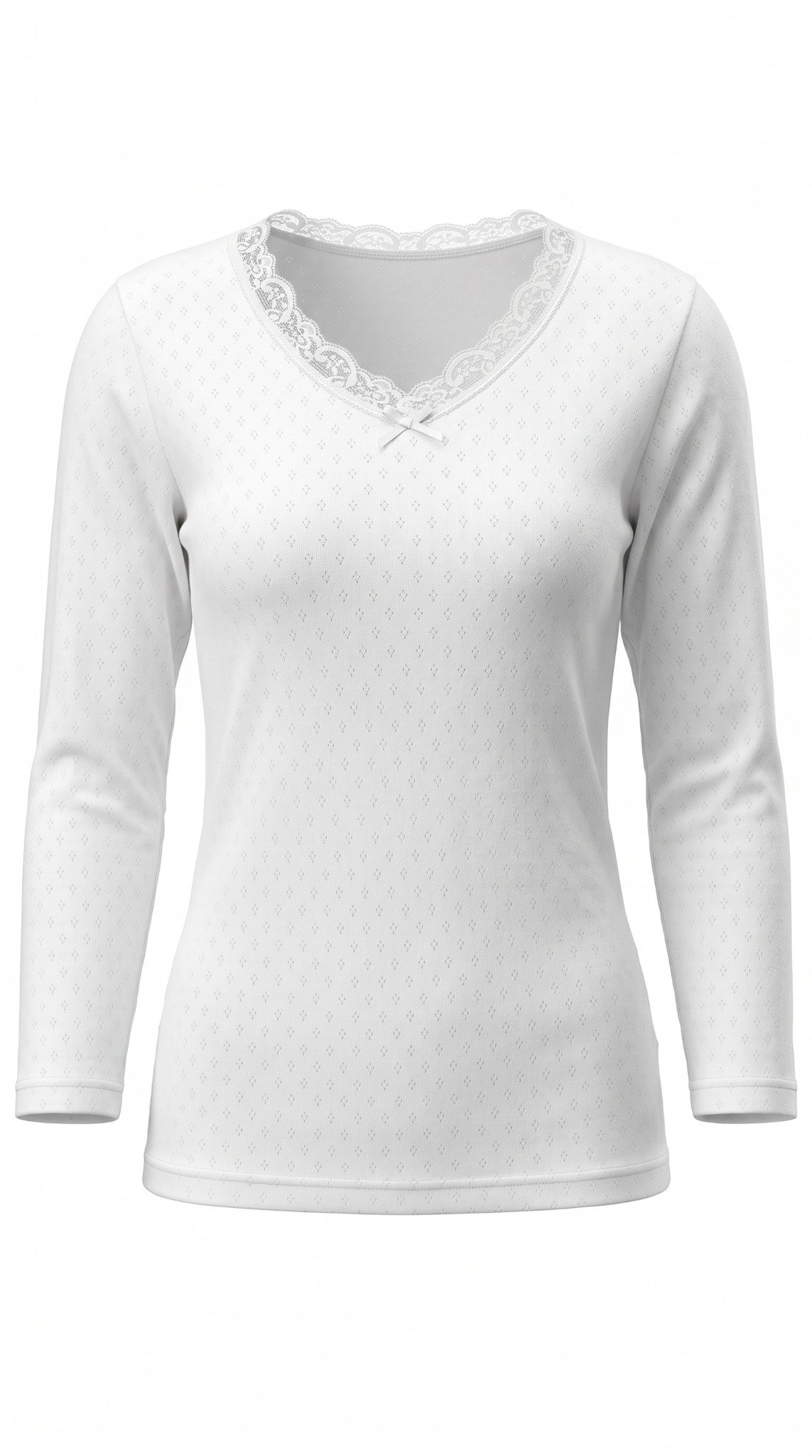 Women’s thermal top fabric detail