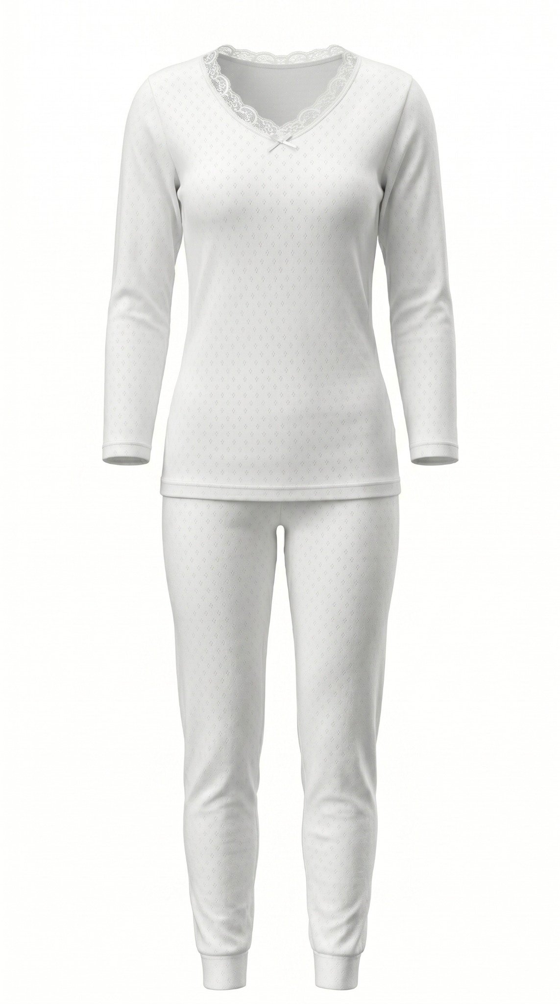 Women’s thermal top, side view