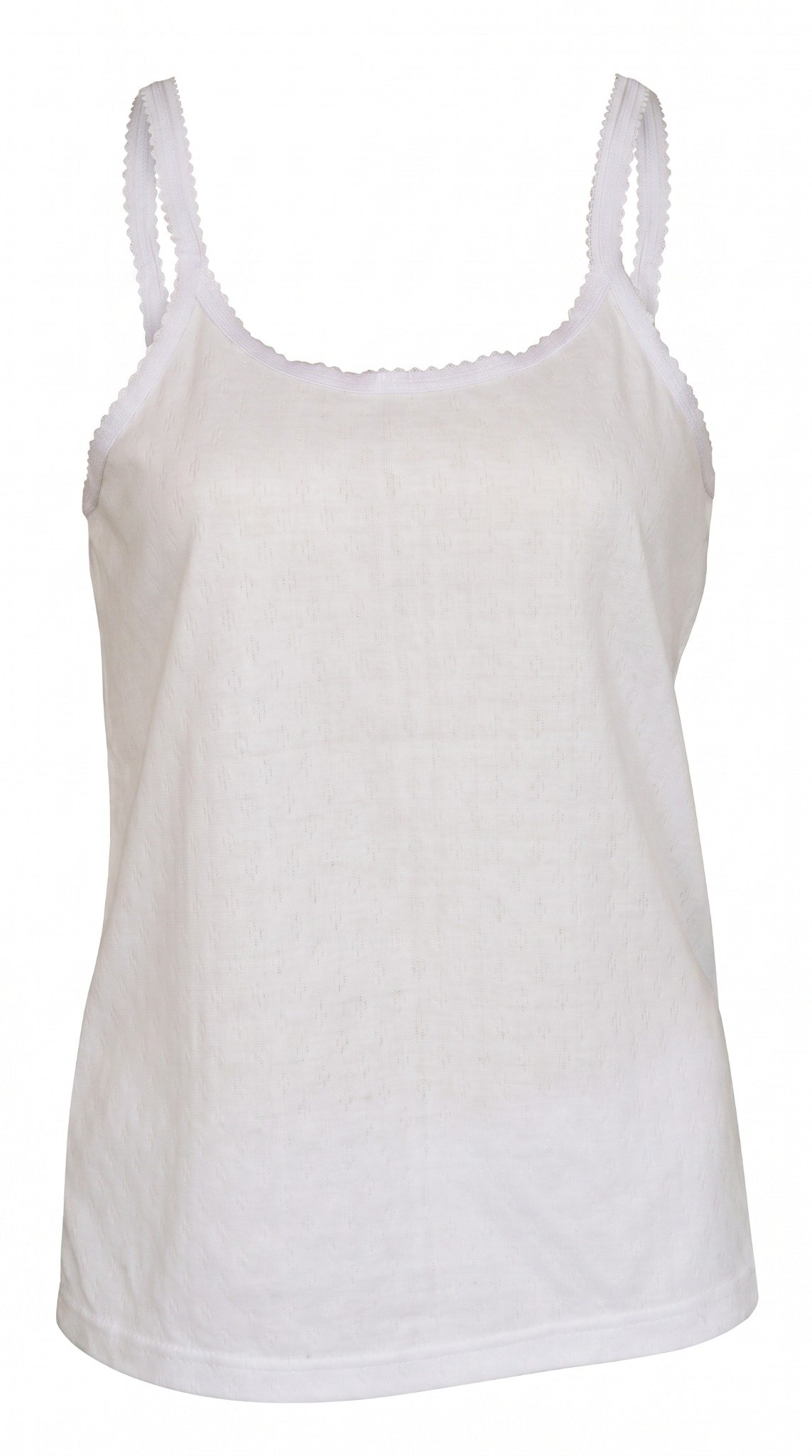 Women’s white thermal camisole